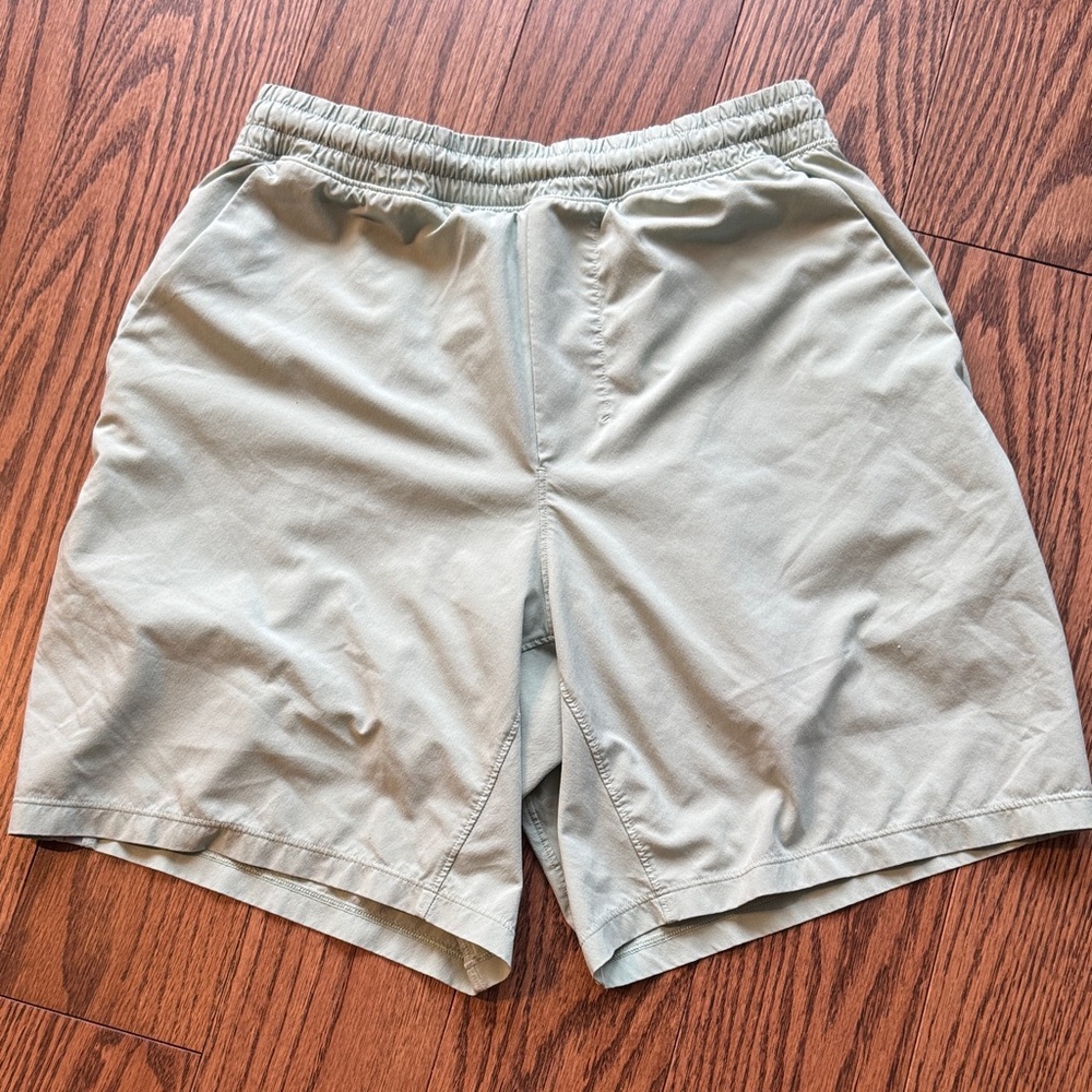 Lululemon Mens Lined Vintage light Seafoam Blue Shorts - Rare Colorway